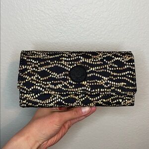 Teddi Printed Wallet Wallet, Disco Glam